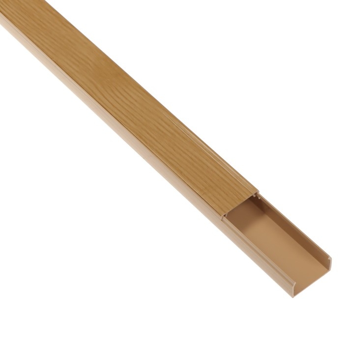 Кабель-канал Урал ПАК, 25х16 мм, 2 м, уп 4 шт, Сосна, КК-3125016-008 Кабель-канал Урал ПАК, 25х16 мм, 2 м, уп 4 шт, Сосна, КК-3125016-008