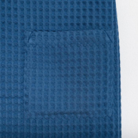 Килт вафельный банный Этель &laquo;Boho&raquo; 75*145 см. цв. синий, 100% хл, 290 г/м2