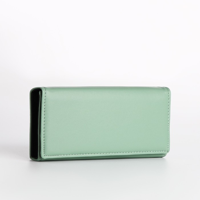 Кошелёк женский на магните, цвет зелёный Кошелёк женский на магните, цвет зелёный