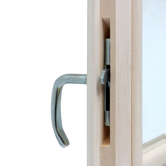 Окно, 40&times;40см, двойное стекло ЛИПА, наружнее открывание