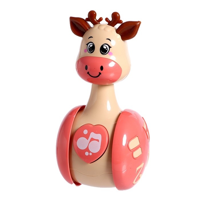 Развивающая игрушка &laquo;Оленёнок Робби&raquo;, цвет бежевый
