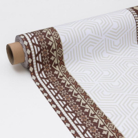 Клеёнка на стол «Русская», на тканевой основе, рулон 20 метров, ширина 137 см, толщина 0,25 мм, цвет коричневый Клеёнка на стол «Русская», на тканевой основе, рулон 20 метров, ширина 137 см, толщина 0,25 мм, цвет коричневый