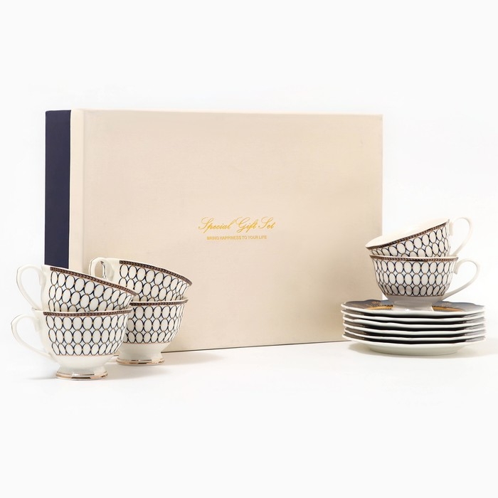 Сервиз фарфоровый чайный &laquo;Богемия&raquo;, 12 предметов