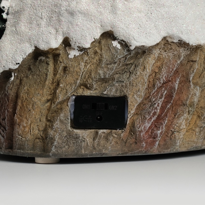 Сувенир пластик световой Сувенир пластик световой "Новогодняя улочка" крутится 20,5х17х20,5 см