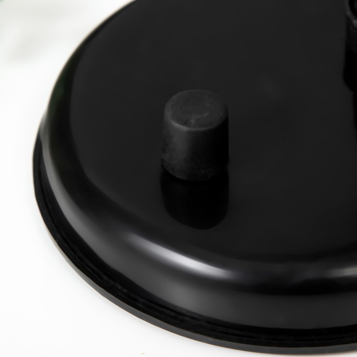 Лампа настольная Е27, светорегулятор (220В) черная (203А) RISALUX