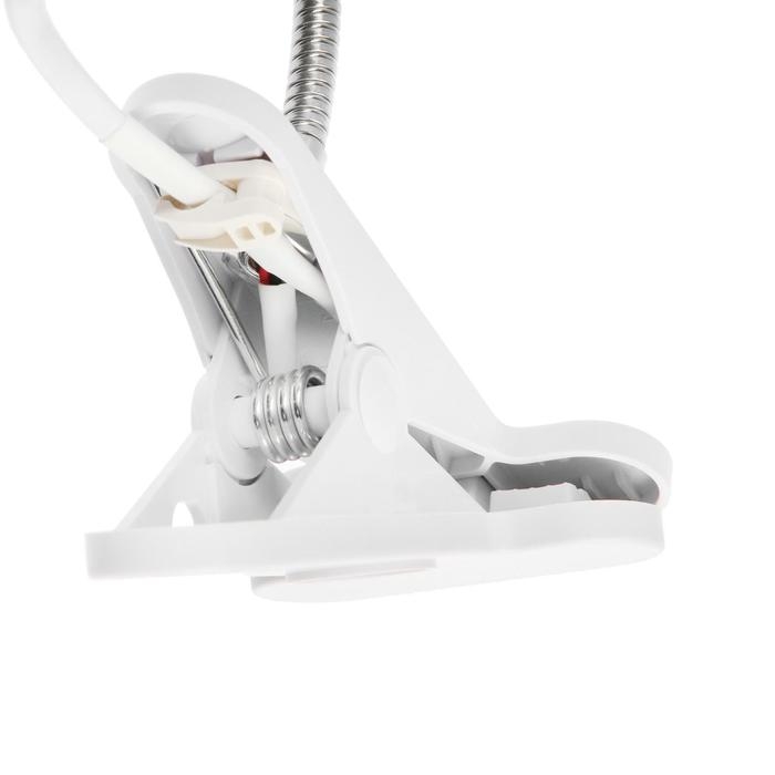 Патрон на гибкой ножке под лампу E27, 40 см, с выкл., белый, 220В Патрон на гибкой ножке под лампу E27, 40 см, с выкл., белый, 220В