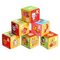 Развивающие кубики &laquo;Азбука с картинками&raquo;, 6 шт., 8 см