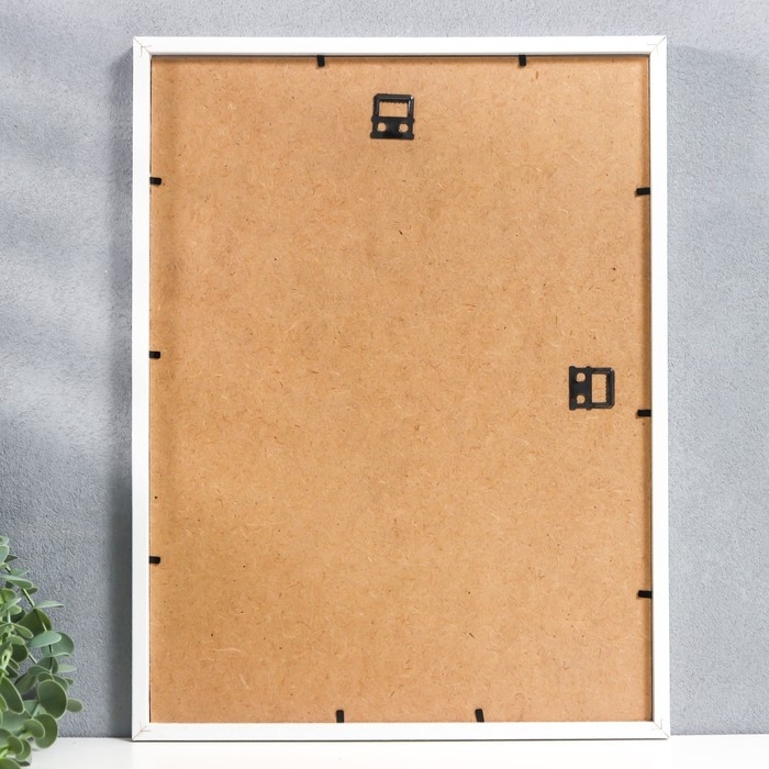 Фоторамка МДФ "Nina" 30х40 см, белый (пластиковый экран)