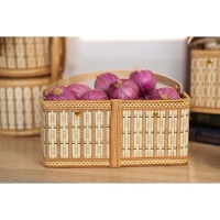 Корзина для хранения Доляна Nature, 24&times;13&times;11 см, бамбук