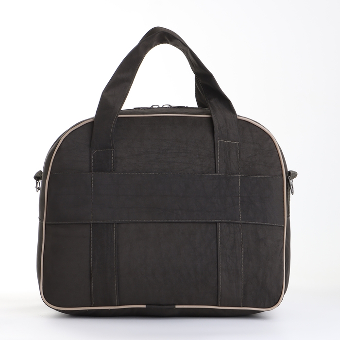 Чемодан малый с сумкой "Краски", отдел на молнии, наружный карман, цвет серый