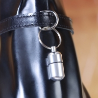 Адресник - капсула под записку, 2,2 х 1,3 см, серебристый Адресник - капсула под записку, 2,2 х 1,3 см, серебристый