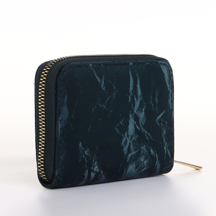 Кошелёк женский на молнии, цвет зелёный Кошелёк женский на молнии, цвет зелёный