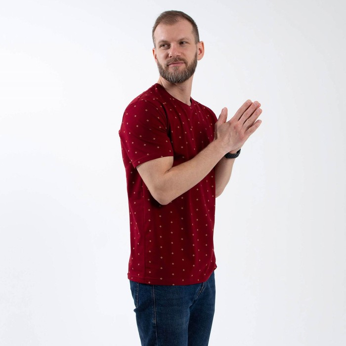 Футболка SL LOGO, 50, бордовый Футболка SL LOGO, 50, бордовый