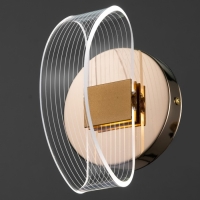 Бра 2507/1 LED 6Вт 4000К золото 7х15 см Бра 2507/1 LED 6Вт 4000К золото 7х15 см