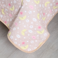 Покрывало Спокойной ночи 150х210см, беж-роз, бязь 120г/м, хл 100% Покрывало Спокойной ночи 150х210см, беж-роз, бязь 120г/м, хл 100%