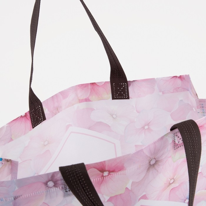 Сумка хозяйственная без застёжки, цвет розовый Сумка хозяйственная без застёжки, цвет розовый