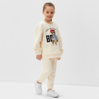 Костюм детский (джемпер, брюки) KAFTAN Мишка р. 38 (146-152), бежевый