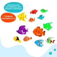 Рыбалка &laquo;Весёлая рыбалка&raquo;, 12 рыбок, удочка, сачок