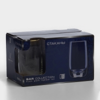 Набор стеклянных стаканов &laquo;Перо&raquo;, 330 мл, 6 шт