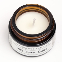 Свеча ароматическая в банке "Розовый цветок кактуса", 12 гр Свеча ароматическая в банке "Розовый цветок кактуса", 12 гр