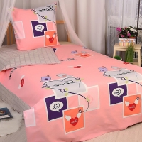 Комплект постельного белья АДЕЛЬ День Ангела 1,5сп 145х214 см, 145х214 см, 70х70см 1шт поплин 110г/м хл100% Комплект постельного белья АДЕЛЬ День Ангела 1,5сп 145х214 см, 145х214 см, 70х70см 1шт поплин 110г/м хл100%