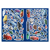 Книга с наклейками «Найди отличия» + маркер, А5, 16 стр., Тачки Книга с наклейками «Найди отличия» + маркер, А5, 16 стр., Тачки