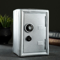 Копилка "Сейф" стальной, 12х10х18см Копилка "Сейф" стальной, 12х10х18см