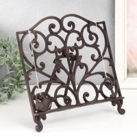 Сувенир чугун подставка "Ажурная ковка" 4,5х27х29,5 см