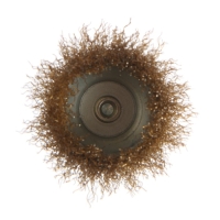 Набор щеток металлических для дрели ТУНДРА, плоская 100 мм, чашка 75 мм, 2 шт.