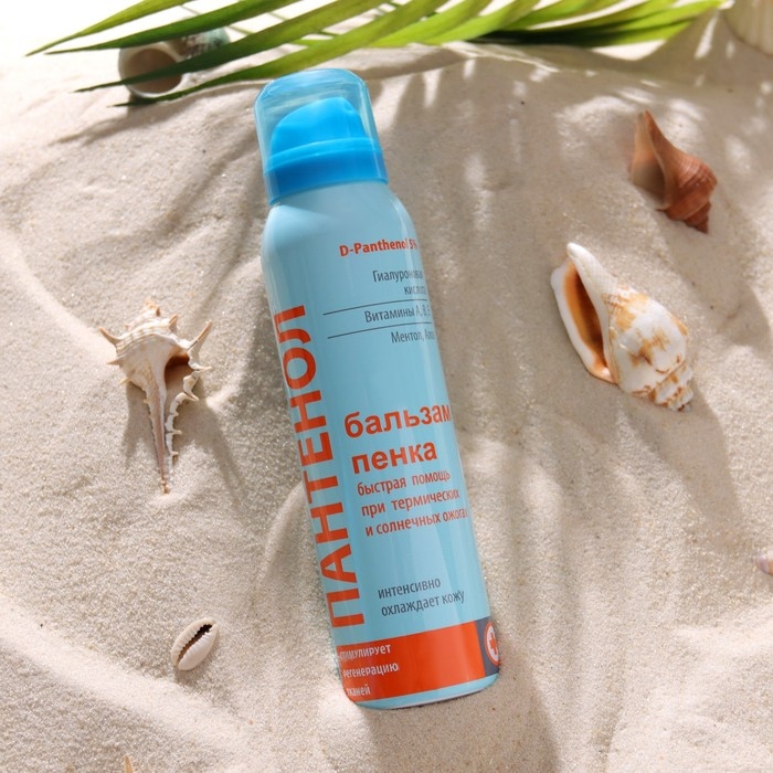 Бальзам-пенка &laquo;Пантенол&raquo; средство косметическое защитное с охлаждающим эффектом, 150 мл