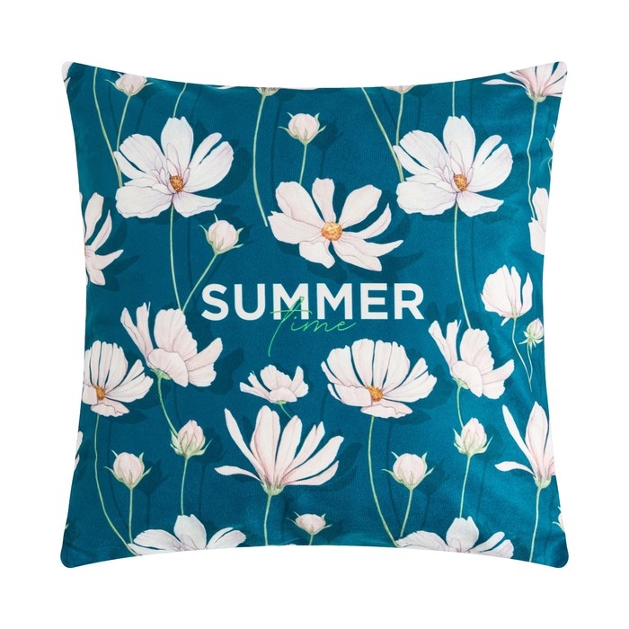 Наволочка декоративная Этель &laquo;Summer&raquo; 40х40 см, велюр, 100% п/э