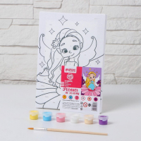 Картина по номерам для детей &laquo;Феечка&raquo;, 21 х 15 см