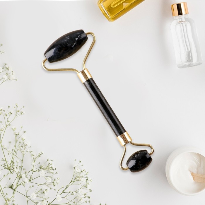 Массажёр, гуаша, для лица и зоны декольте «Ведьмы не стареют», антраконит 14,2 х 5,5 см Массажёр, гуаша, для лица и зоны декольте «Ведьмы не стареют», антраконит 14,2 х 5,5 см