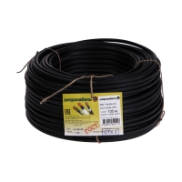 Кабель твердый плоский негорючий малодымный ПромЭл ВВГп-нг(А) LS, 2х2.5, 100 м, ГОСТ Кабель твердый плоский негорючий малодымный ПромЭл ВВГп-нг(А) LS, 2х2.5, 100 м, ГОСТ