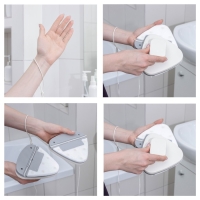 Магнитная щетка для мытья окон с двух сторон Raccoon &laquo;Модерн&raquo;, треугольная, на стекло 3-10 мм