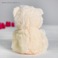 Мягкая игрушка &laquo;Бежевый мишка с сердцем&raquo;