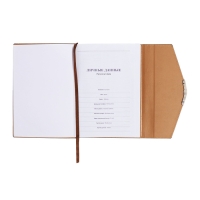 Органайзер на кольцах, А5, 140л, клетка, обл.кожзам, Стиль, коричневый Органайзер на кольцах, А5, 140л, клетка, обл.кожзам, Стиль, коричневый