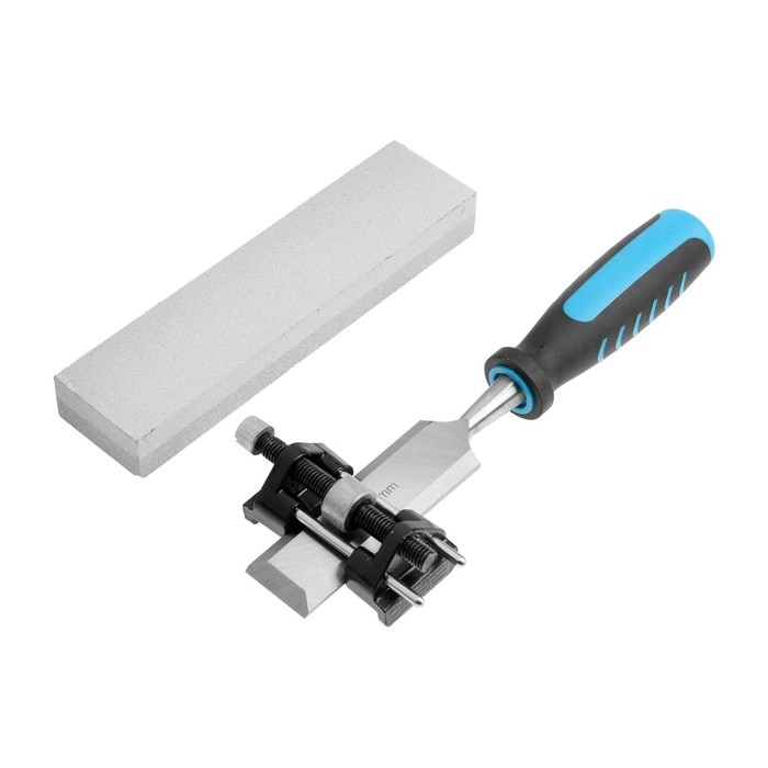 Набор стамесок ТУНДРА, 2К рукоятки, 45 сталь, 6 - 38 мм, с набором для заточки, кейс, 6 шт. 960445 Набор стамесок ТУНДРА, 2К рукоятки, 45 сталь, 6 - 38 мм, с набором для заточки, кейс, 6 шт. 960445