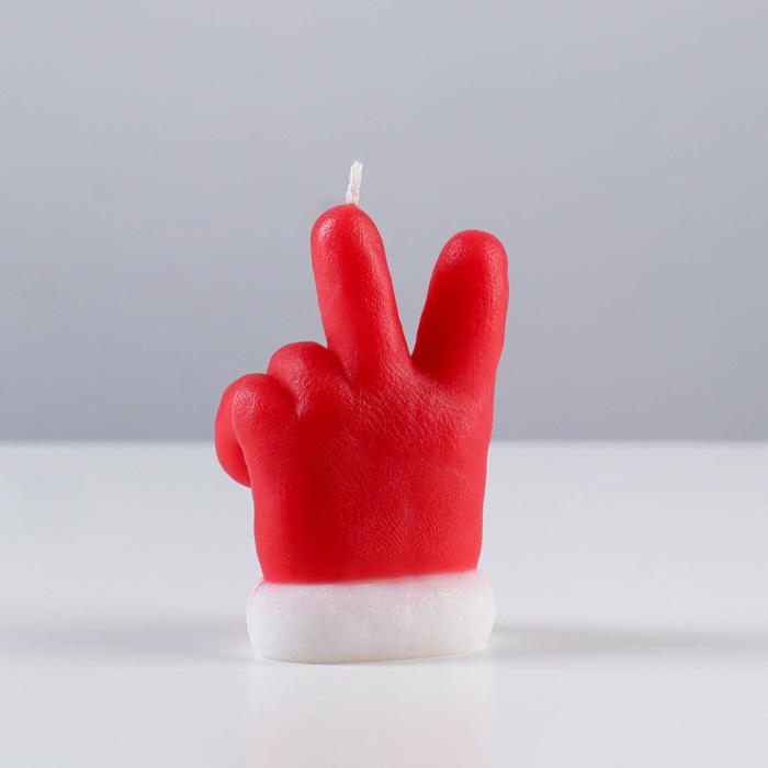 Свеча декоративная Свеча декоративная "Новогодний привет",6х5х9,5 см