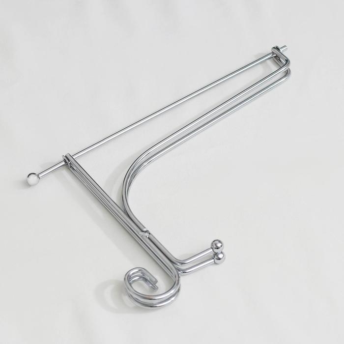 Подставка под тарелки Доляна, 13,5&times;20,5 см, цвет хромированный