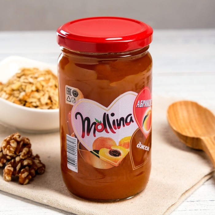 Джем Mollina абрикосовый, 450 г Джем Mollina абрикосовый, 450 г