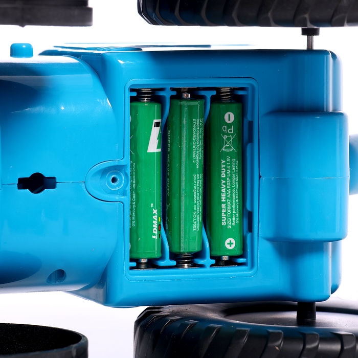 Каталка музыкальная &laquo;Синий трактор&raquo; с палкой