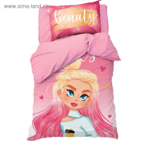 Постельное бельё &laquo;Этель&raquo; 1.5 сп Fashion girl 143х215 см, 150х214 см, 50х70 см -1 шт,100% хлопок, бязь