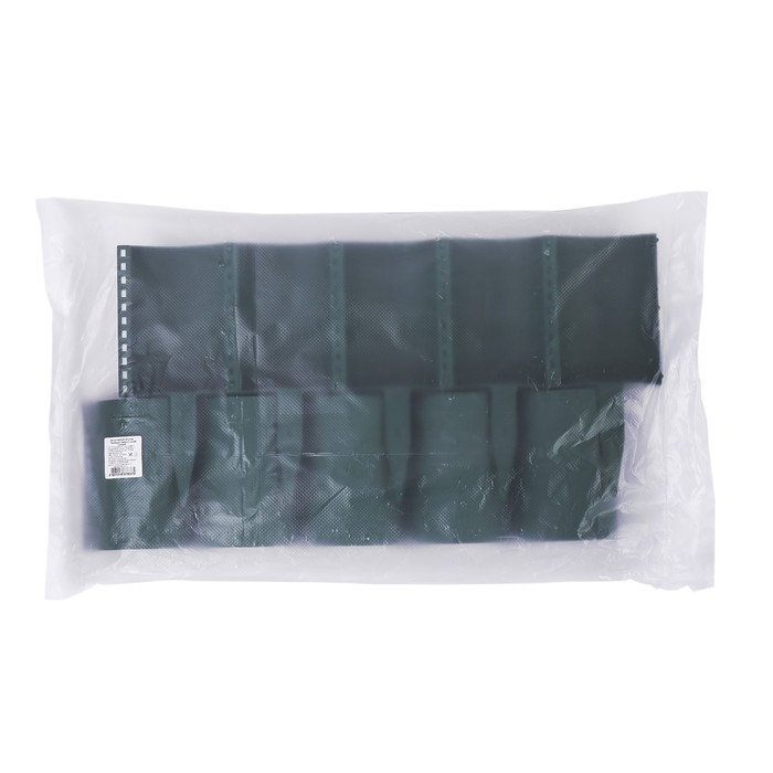 Ограждение декоративное, 24 × 100 см, 10 секций, пластик, зелёное, «Брёвнышко» Ограждение декоративное, 24 × 100 см, 10 секций, пластик, зелёное, «Брёвнышко»