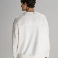 Свитшот оверсайз унисекс Vozduh, молочно-белый, размер M/L Свитшот оверсайз унисекс Vozduh, молочно-белый, размер M/L