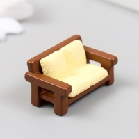 Декор для творчества полистоун "Диван" 4х2,5 см Декор для творчества полистоун "Диван" 4х2,5 см