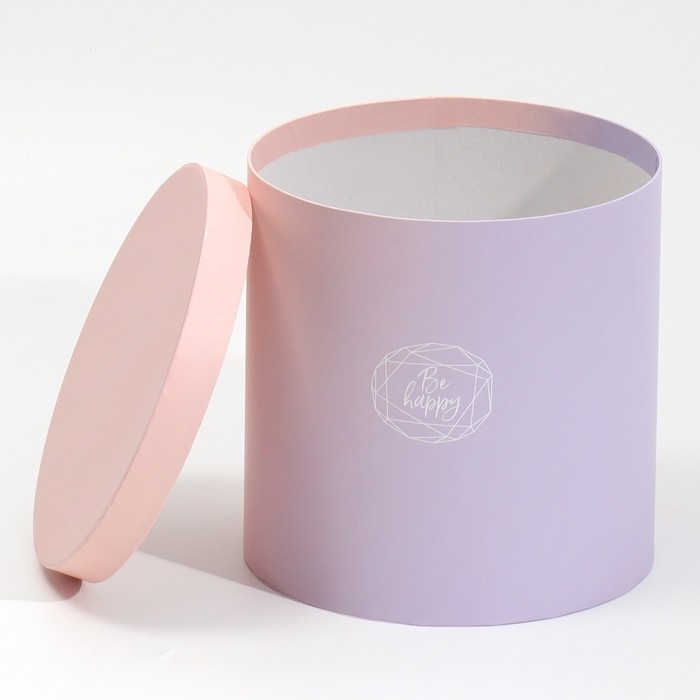 Набор круглых коробок 5 в 1, упаковка подарочная, &laquo;Пантон 08&raquo;, 23 х 23 х 25 ‒ 15 х 15 х 15 см