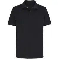 Рубашка поло унисекс Pacific, черная, размер XXL Рубашка поло унисекс Pacific, черная, размер XXL