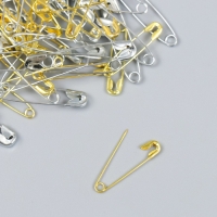 Набор декора для творчества "Булавка" набор 90 шт золото/серебро 2,5 см 7,5х5х2 см Набор декора для творчества "Булавка" набор 90 шт золото/серебро 2,5 см 7,5х5х2 см