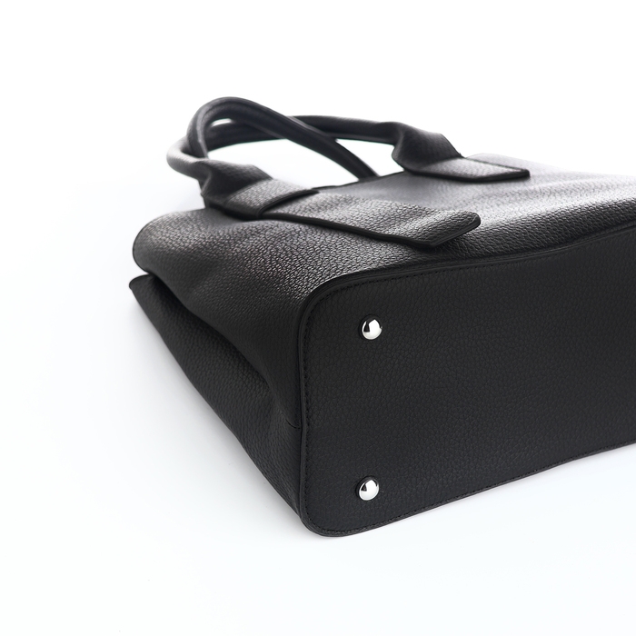 Сумка женская на молнии, TEXTURA, средний размер, цвет чёрный Сумка женская на молнии, TEXTURA, средний размер, цвет чёрный